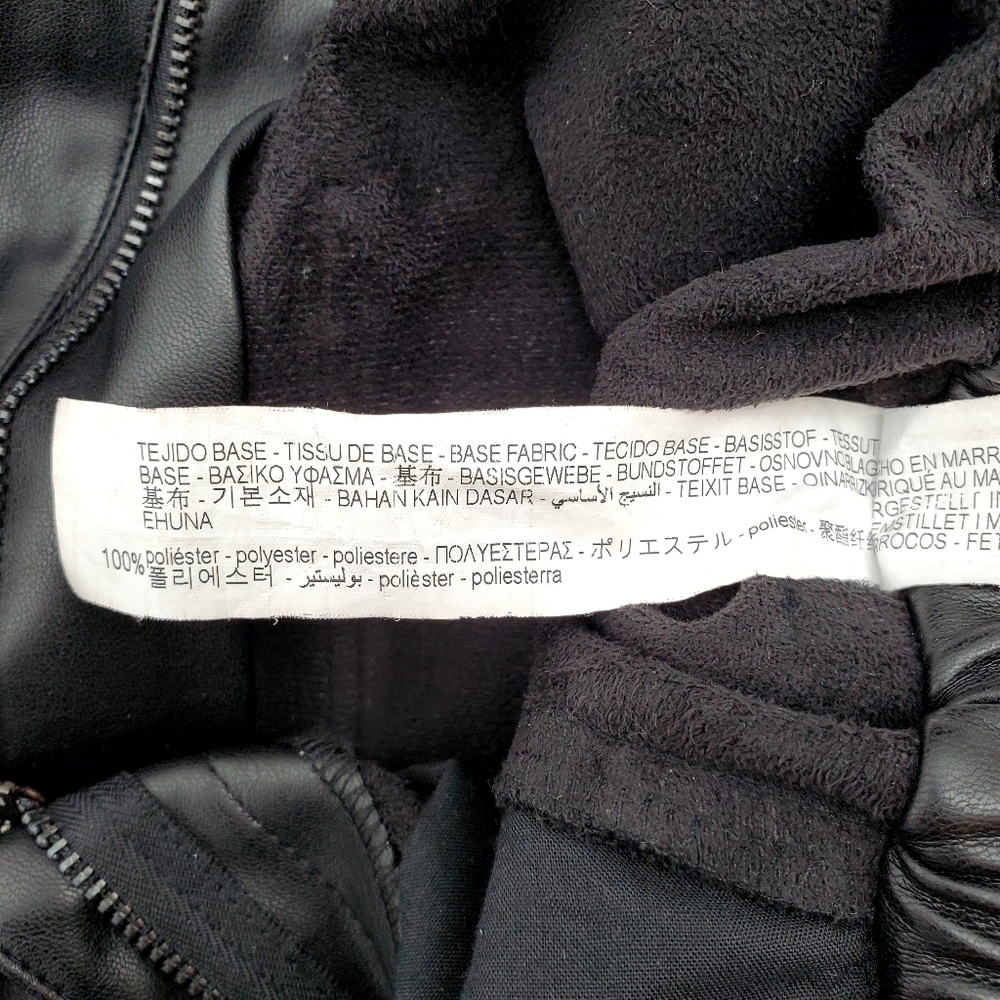 Zara Baggy High Rise Faux Leather Pants - Picture 11 of 11